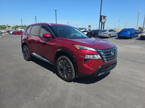 Scarlet Ember Tintcoat 2025 Nissan Rogue Platinum