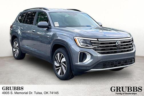 Gray 2025 Volkswagen Atlas 2.0T SE w/Technology