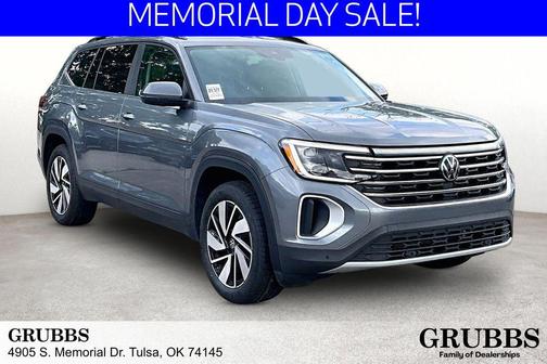 Gray 2025 Volkswagen Atlas 2.0T SE w/Technology