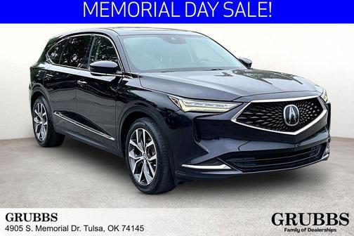 Black 2022 Acura MDX Technology Package