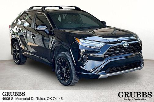 Midnight Black Metallic 2024 Toyota RAV4 Hybrid SE