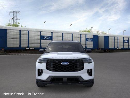 Space White Metallic 2026 Ford Explorer ST-Line