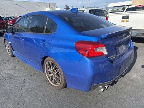 Blue 2017 Subaru WRX STI Limited w/ Lip