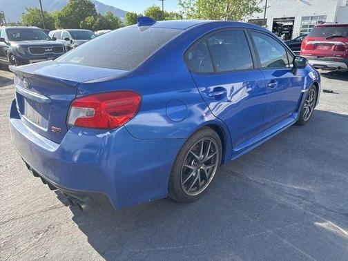 Blue 2017 Subaru WRX STI Limited w/ Lip