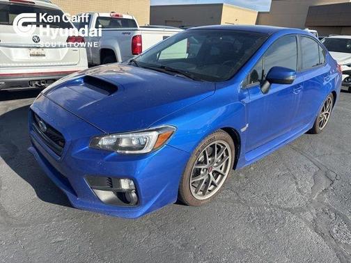 Blue 2017 Subaru WRX STI Limited w/ Lip