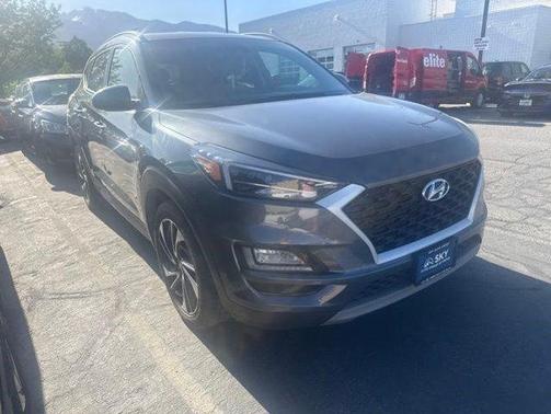 Coliseum Gray 2019 Hyundai TUCSON Sport