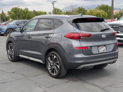 Coliseum Gray 2019 Hyundai TUCSON Sport