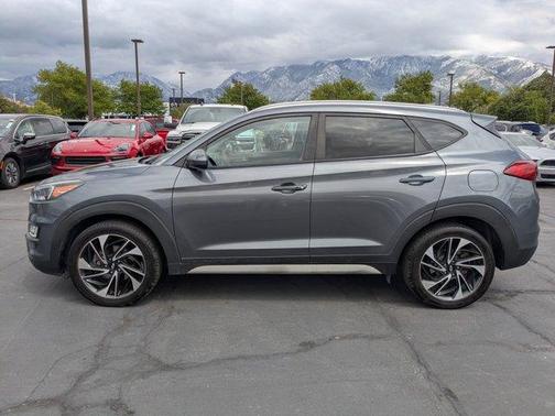 Coliseum Gray 2019 Hyundai TUCSON Sport