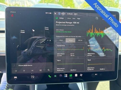Black 2019 Tesla Model 3 Long Range
