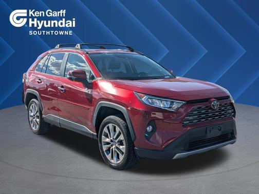 Red 2019 Toyota RAV4 Limited