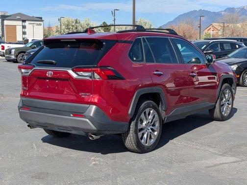 Red 2019 Toyota RAV4 Limited