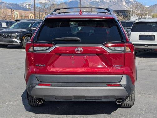 Red 2019 Toyota RAV4 Limited
