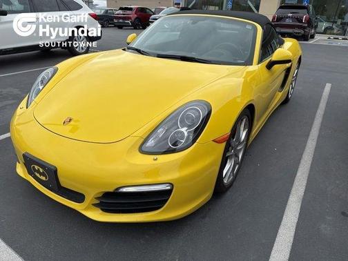 Yellow 2013 Porsche Boxster S