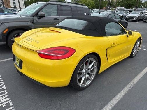 Yellow 2013 Porsche Boxster S