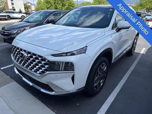 Serenity White Pearl 2023 Hyundai SANTA FE HEV Limited