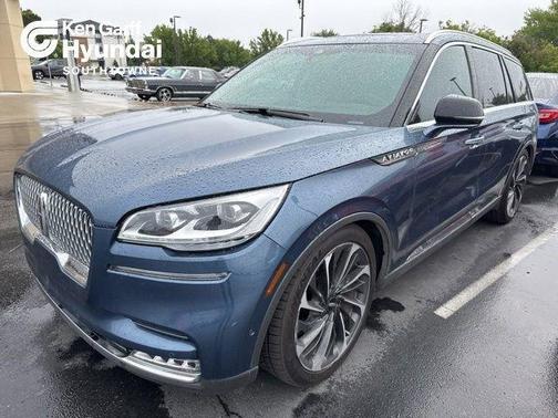 Blue 2020 Lincoln Aviator Reserve AWD
