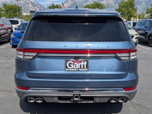 Blue 2020 Lincoln Aviator Reserve AWD