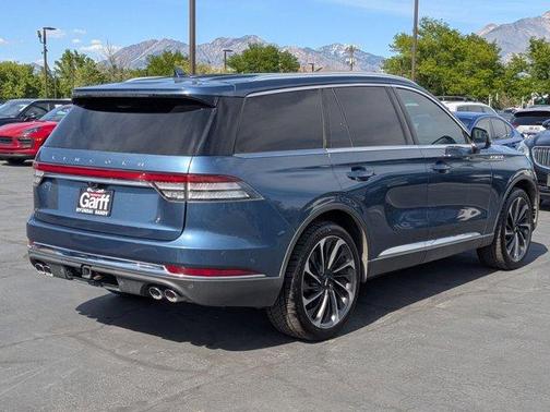 Blue 2020 Lincoln Aviator Reserve AWD