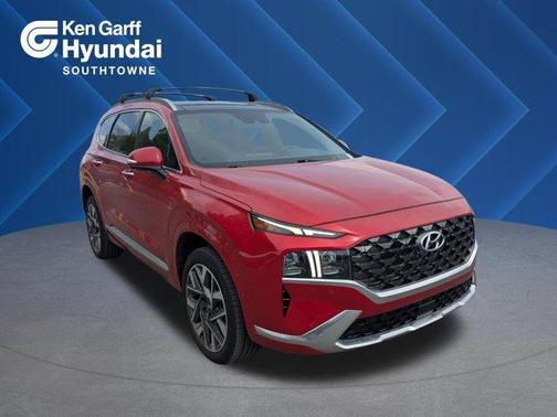 Calypso Red 2021 Hyundai SANTA FE Calligraphy