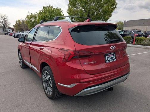Calypso Red 2021 Hyundai SANTA FE Calligraphy