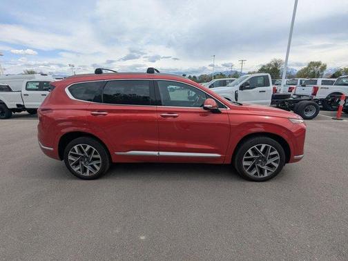 Calypso Red 2021 Hyundai SANTA FE Calligraphy