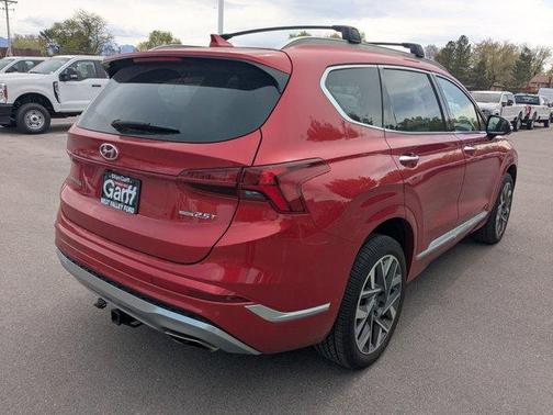 Calypso Red 2021 Hyundai SANTA FE Calligraphy