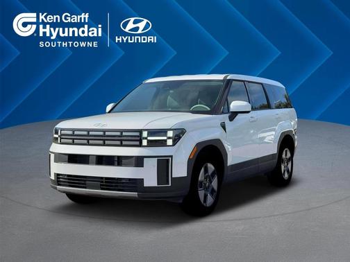 White 2026 Hyundai SANTA FE HEV SE