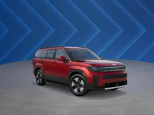Red 2026 Hyundai SANTA FE HEV SEL