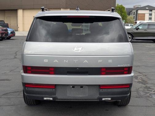 Shimmering Silver 2025 Hyundai SANTA FE HEV SEL