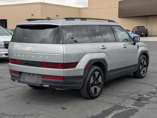 Shimmering Silver 2025 Hyundai SANTA FE HEV SEL
