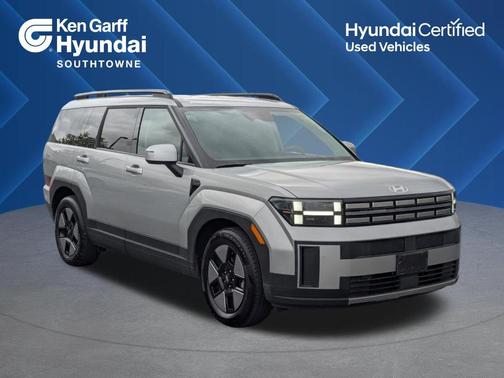 Shimmering Silver 2025 Hyundai SANTA FE HEV SEL
