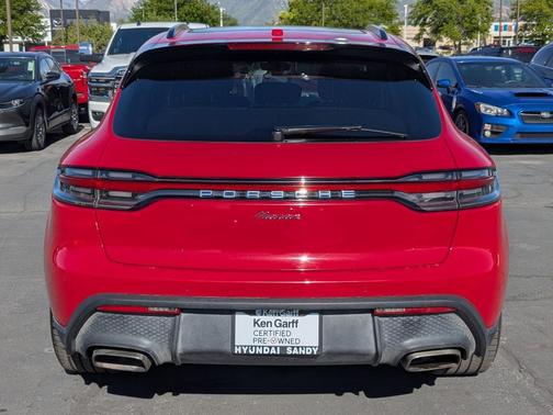 Red 2022 Porsche Macan Base