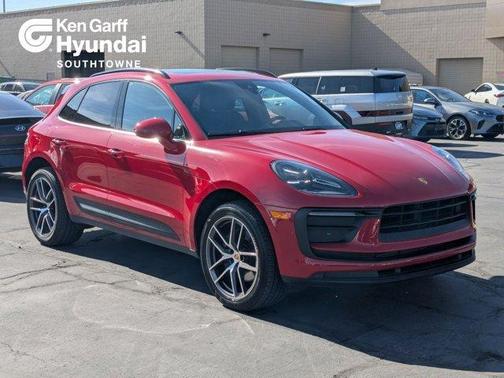 Red 2022 Porsche Macan Base