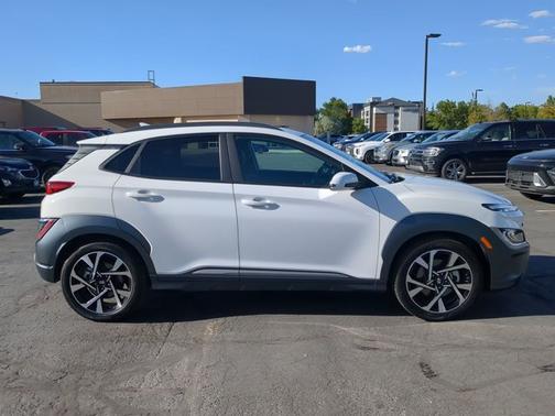 White 2023 Hyundai KONA Limited