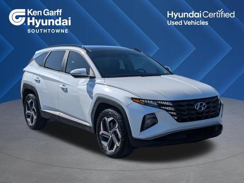 White 2022 Hyundai TUCSON Hybrid SEL Convenience
