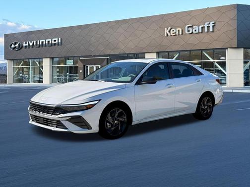 White 2026 Hyundai ELANTRA SEL SPORT PREMIUM