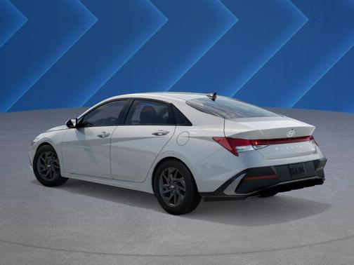 White 2026 Hyundai ELANTRA HEV Blue