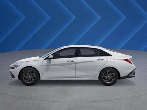 White 2026 Hyundai ELANTRA HEV Blue