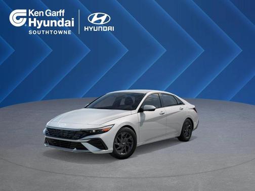 White 2026 Hyundai ELANTRA HEV Blue