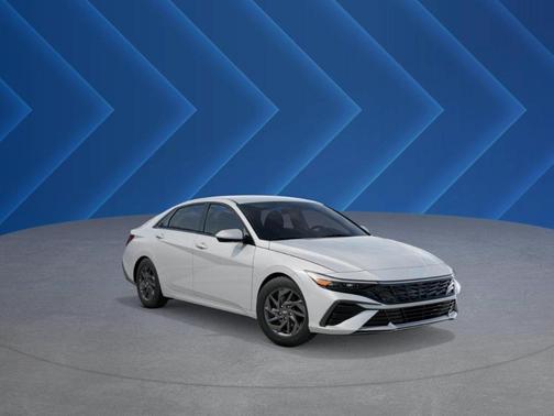 White 2026 Hyundai ELANTRA HEV Blue