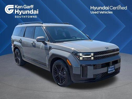 Hampton Gray 2025 Hyundai SANTA FE HEV Calligraphy