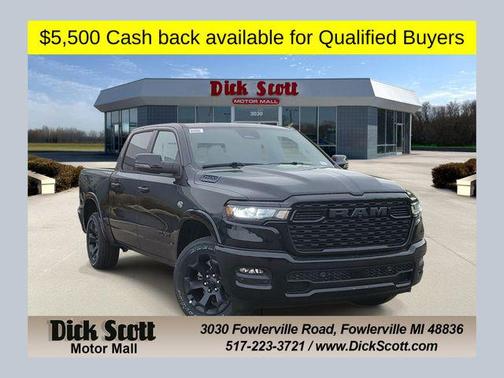 Diamond Black Crystal Pearlcoat 2026 RAM 1500 Big Horn/Lone Star