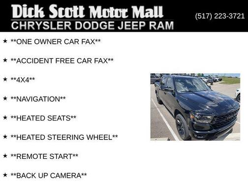 Diamond Black Crystal Pearlcoat 2023 RAM 1500 Big Horn/Lone Star