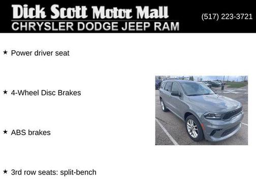 Destroyer Gray Clearcoat 2023 Dodge Durango GT AWD