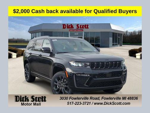 Diamond Black Crystal Pearlcoat 2026 Jeep Grand Cherokee L Limited