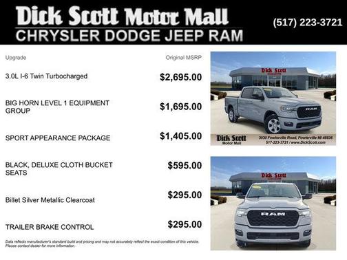 2025 RAM 1500 Big Horn/Lone Star