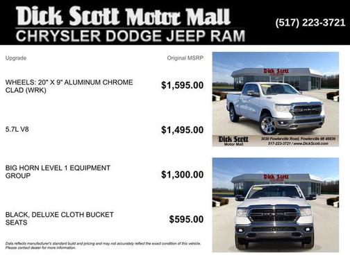 2020 RAM 1500 Big Horn/Lone Star