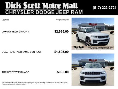 Bright White Clearcoat 2026 Jeep Grand Cherokee Limited