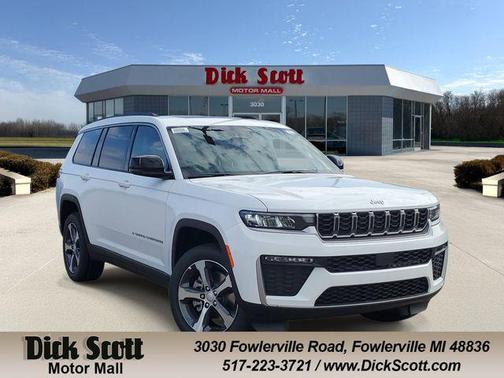Bright White Clearcoat 2026 Jeep Grand Cherokee L Limited