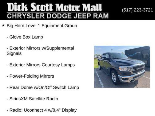 Maximum Steel Metallic Clearcoat 2021 RAM 1500 Big Horn/Lone Star